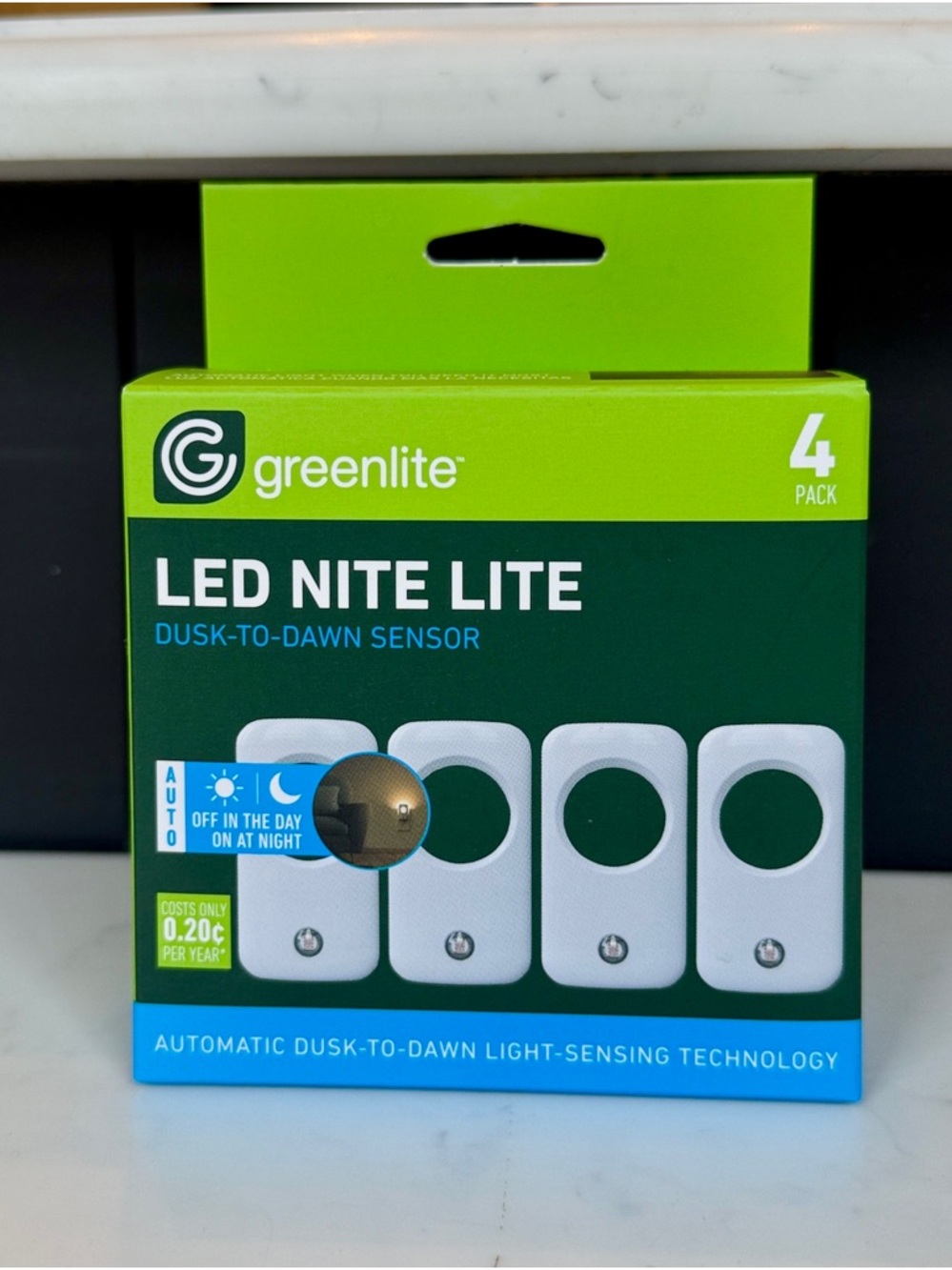 Greenlite LED Energy Efficient Nite Lite 4-Pack